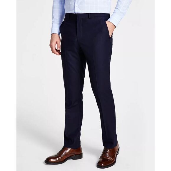 NWT Kenneth Cole Reaction Suit Pants, Navy, Men’s 35W x 32L - Picture 1 of 2